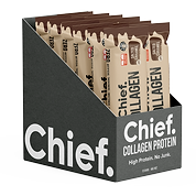 Collagen Protein Choc Salted Caramel Bar (12 bars) Chief Nutrition