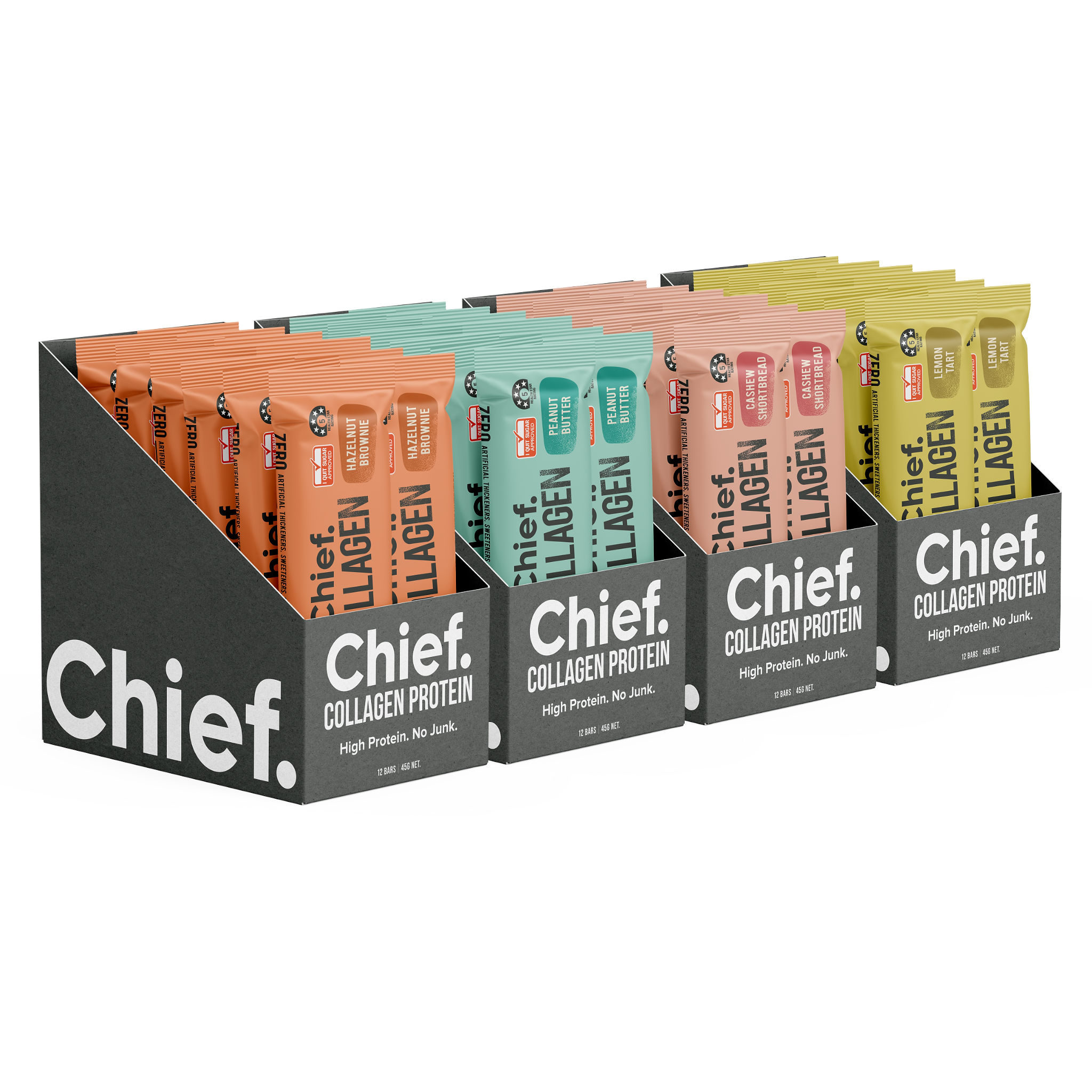 Collagen Protein Bar Value Pack Chief Nutrition