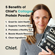 Grass-fed Collagen Protein Powder - Creamy Vanilla (30 serves) Supplements Chief Nutrition   