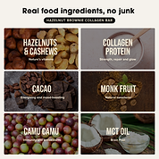 Collagen Protein Hazelnut Brownie Bar (12 bars) - Batch Tested Chief Nutrition