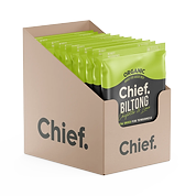 Organic Biltong - Chipotle & Lime (12 x 30g bags) Biltong Chief Nutrition