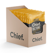 Organic Biltong - Smokey BBQ (12 x 30g bags) Biltong Chief Nutrition