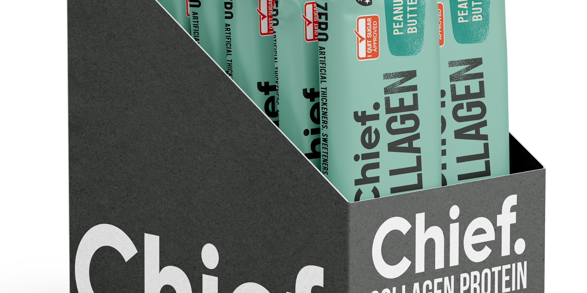 Collagen Protein Peanut Butter Bar (12 bars) Chief Nutrition