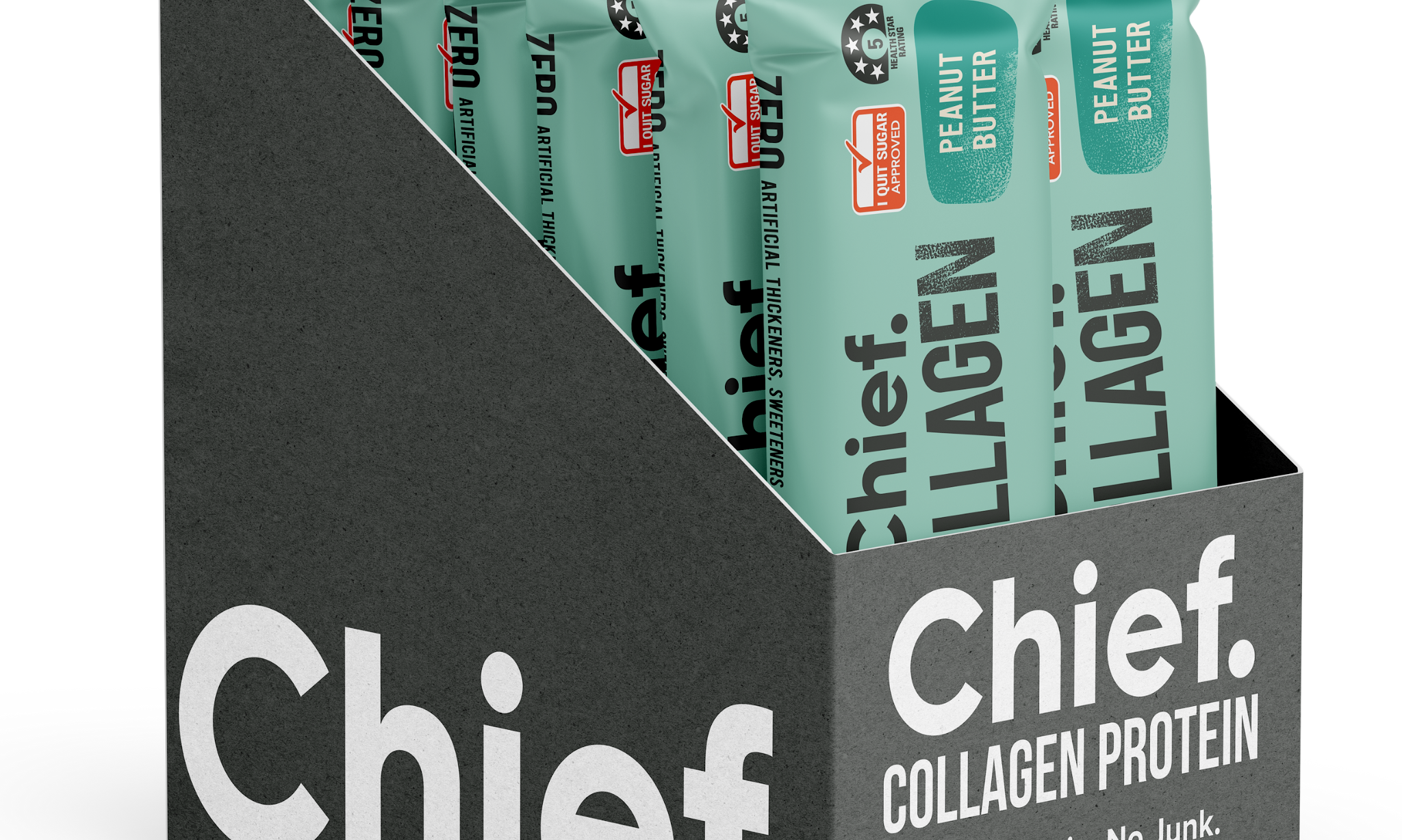 Collagen Protein Peanut Butter Bar (12 bars) Chief Nutrition