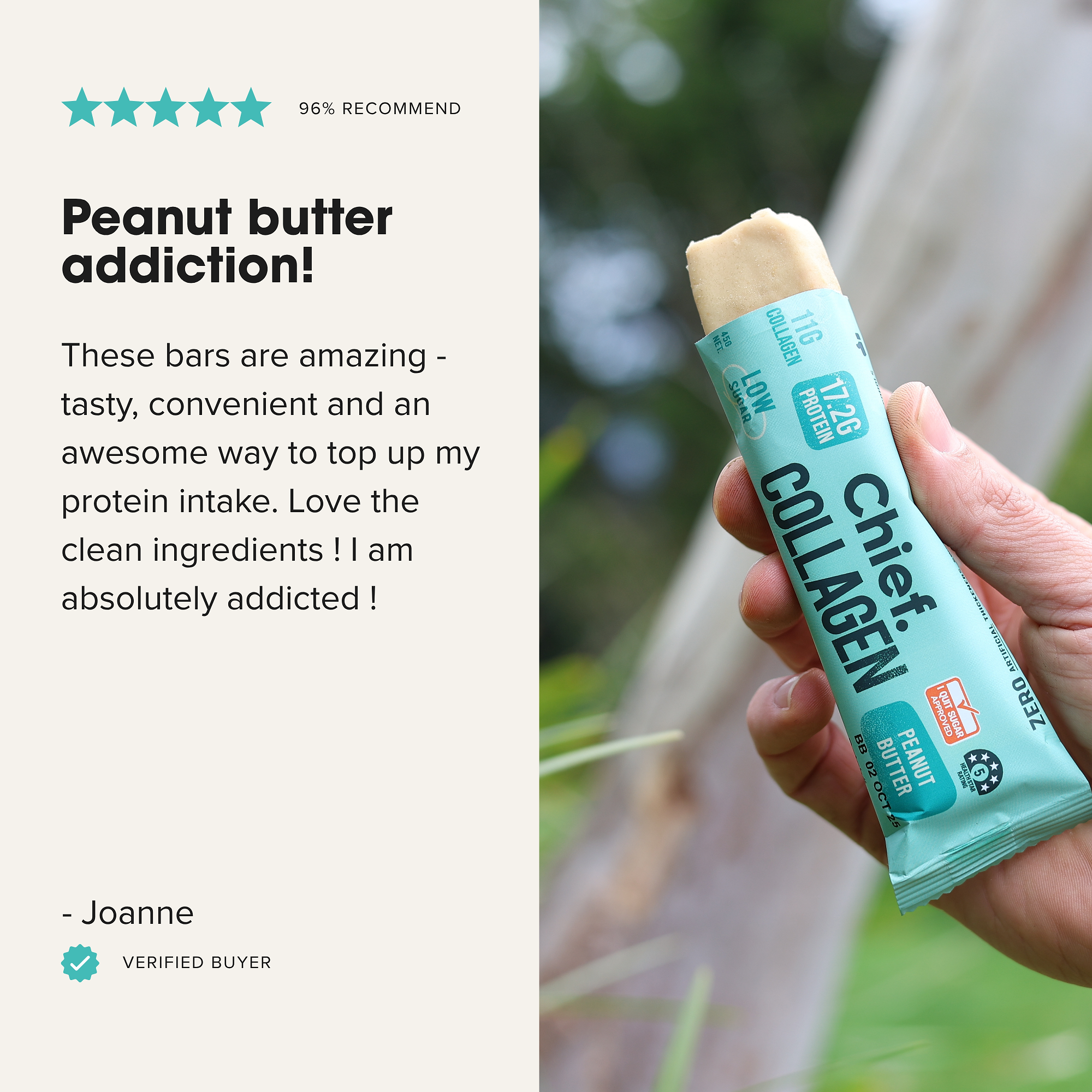 Collagen Protein Bar Sample Pack Chief Nutrition