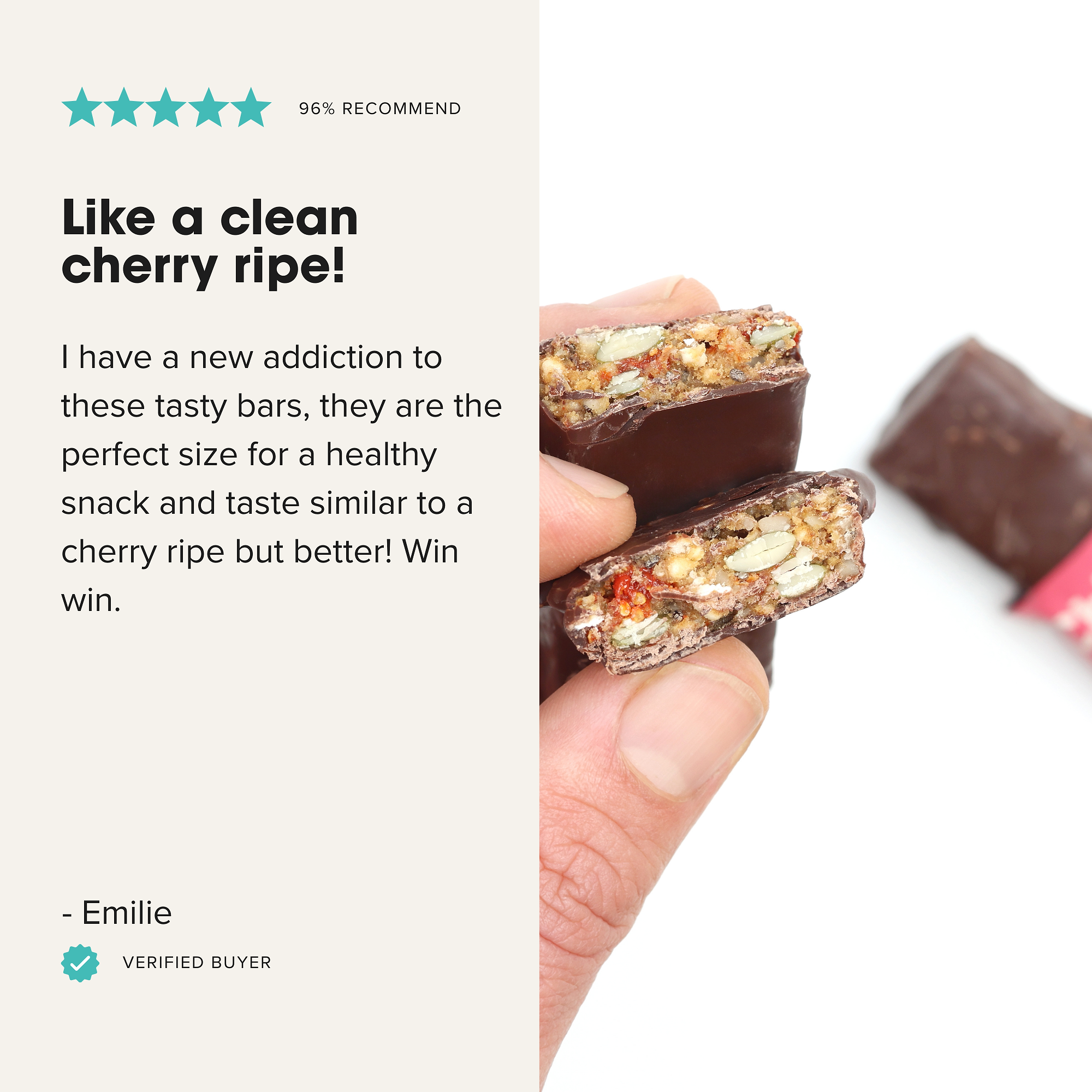 Thankful Bar - Choc Berry (12 bars)
