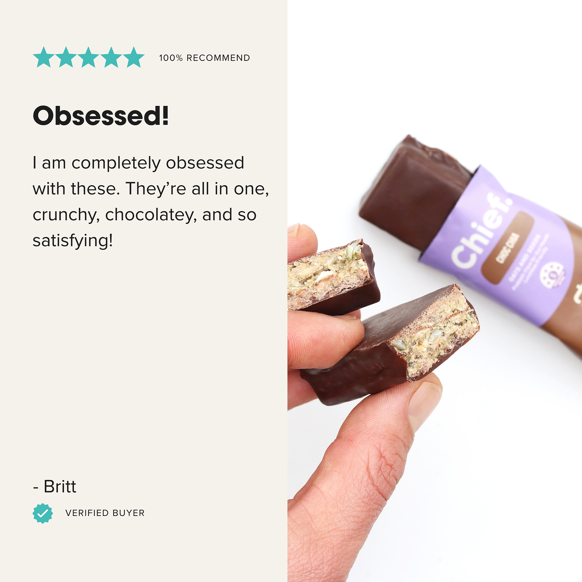 Thankful Bar - Choc Chia (12 bars)