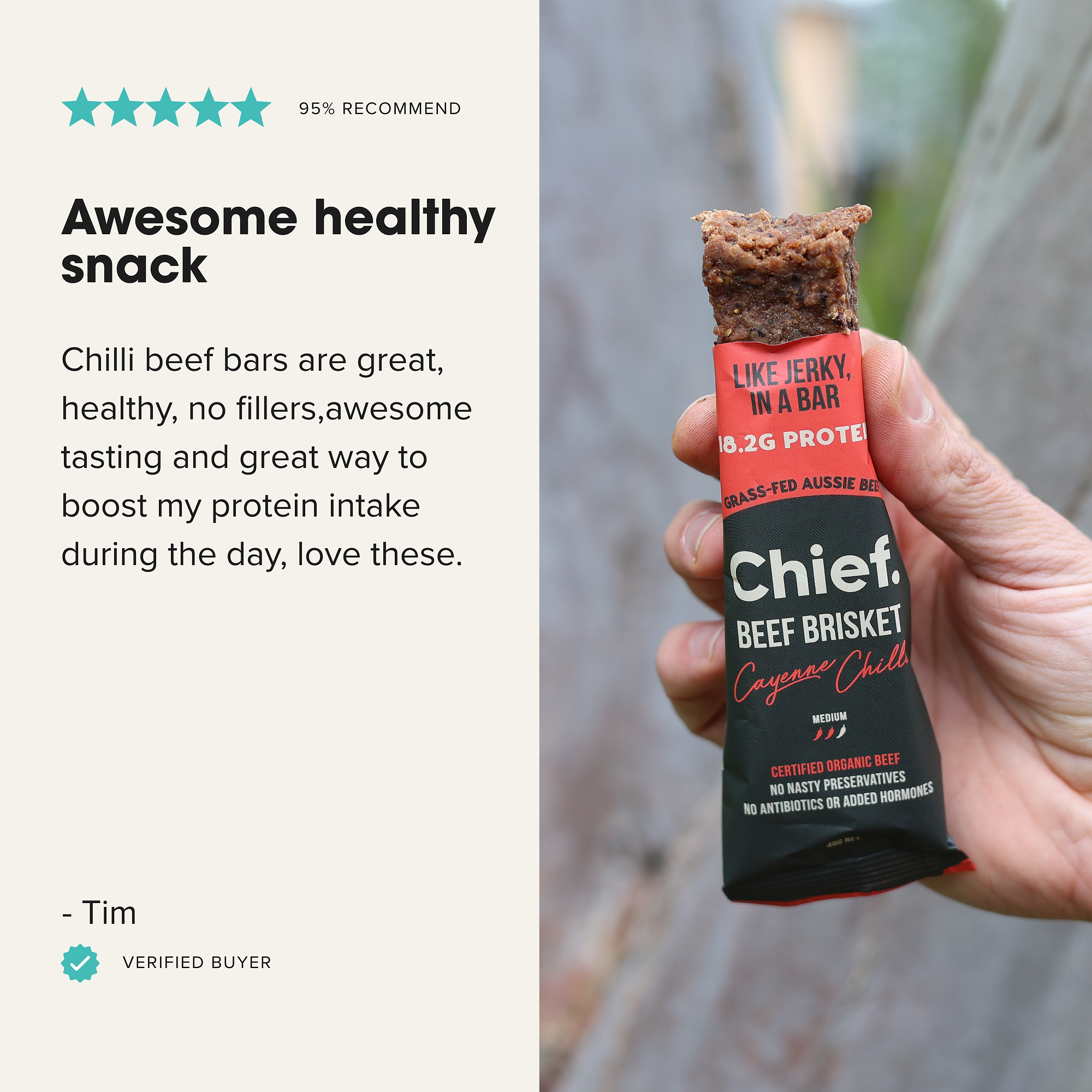 Organic Beef Bars Value Pack