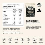 Grass-fed Collagen Protein Powder - Unflavoured (30 serves)