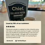 Grass-fed Collagen Protein Powder - Creamy Vanilla (30 serves) Chief Nutrition