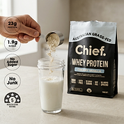Grass-fed Whey Protein Powder - Creamy Vanilla