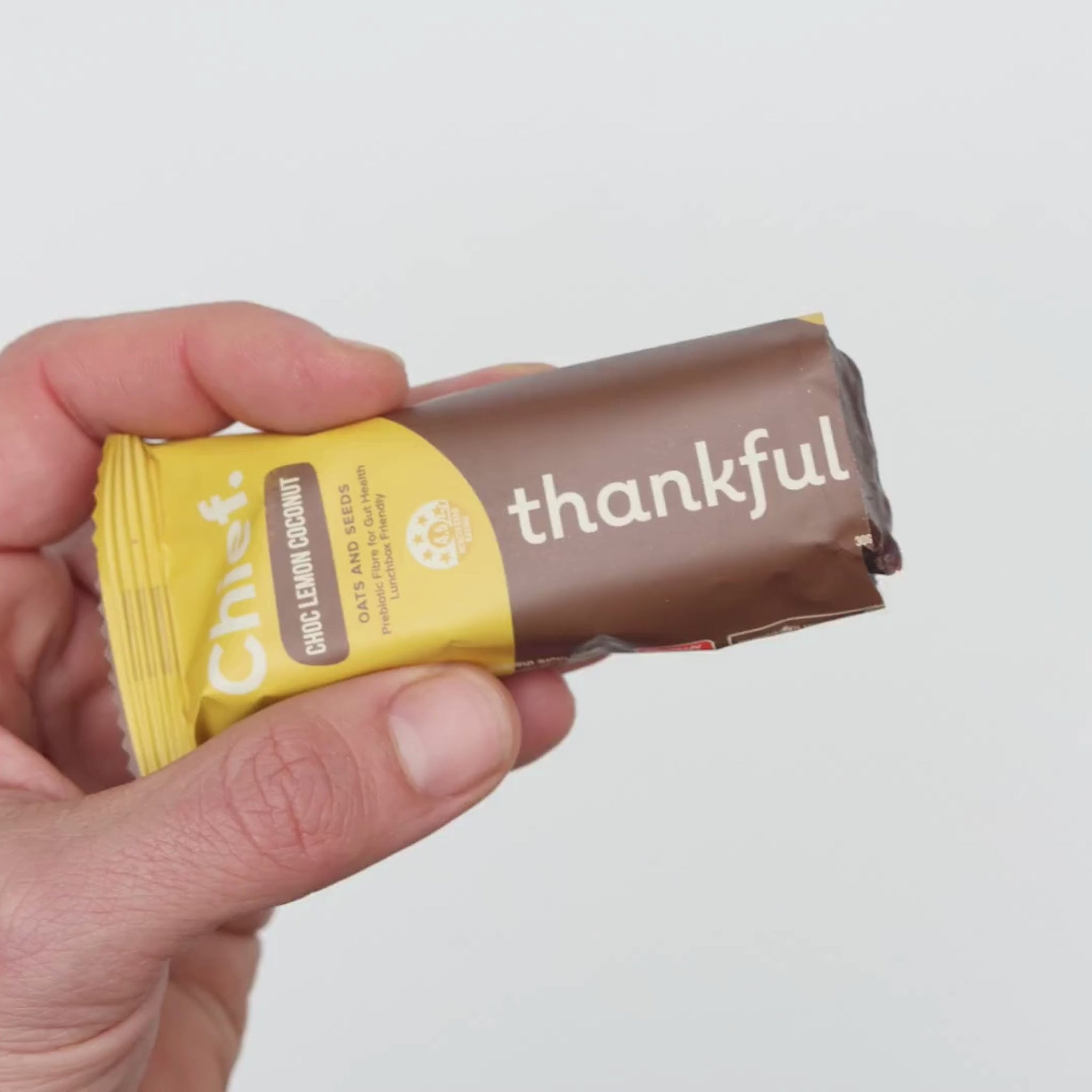 Thankful Bar - Choc Lemon Coconut (12 bars) Thankful Bar Chief Nutrition