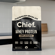 Grass-fed Whey Protein Powder - Unflavoured