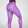 Colby Leggings - Blue/Pink