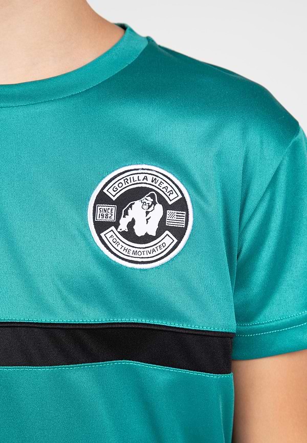 Vernon Kids T-shirt - Teal Green