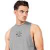 Cisco Drop Armhole Tank Top - Gray/Black