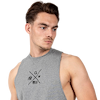 Cisco Drop Armhole Tank Top - Gray/Black
