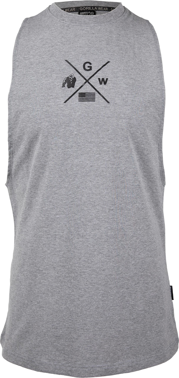 Cisco Drop Armhole Tank Top - Gray/Black