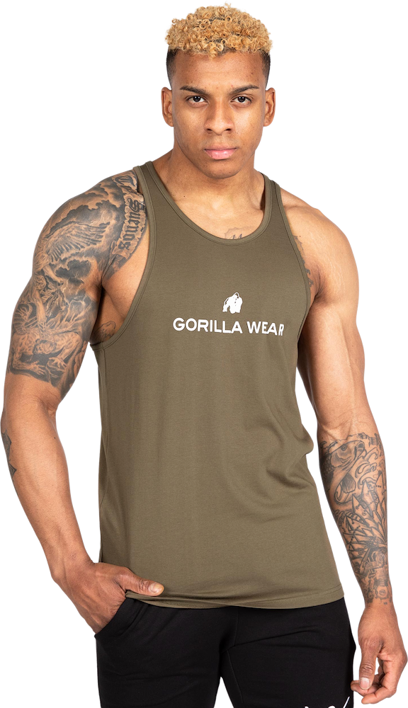 Carter Stretch Tank Top - Army Green