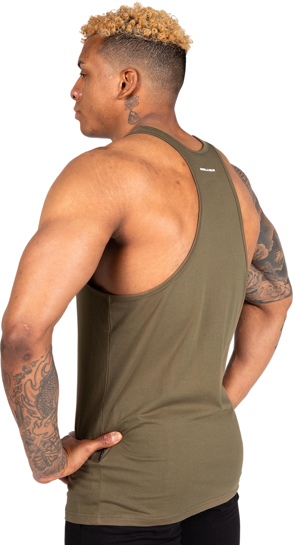 Carter Stretch Tank Top - Army Green