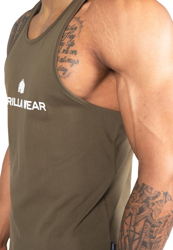 Carter Stretch Tank Top - Army Green
