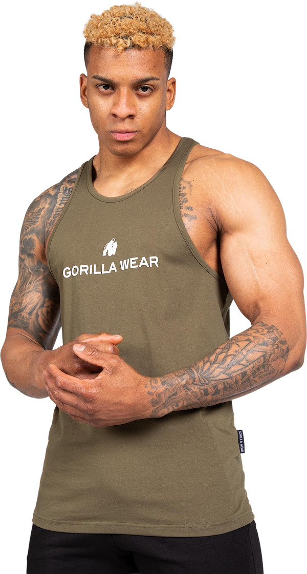 Carter Stretch Tank Top - Army Green