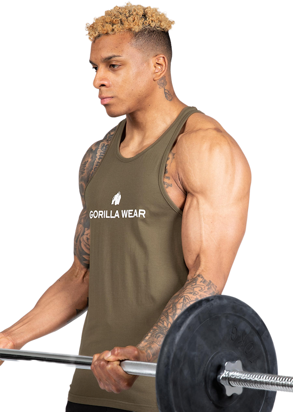 Carter Stretch Tank Top - Army Green