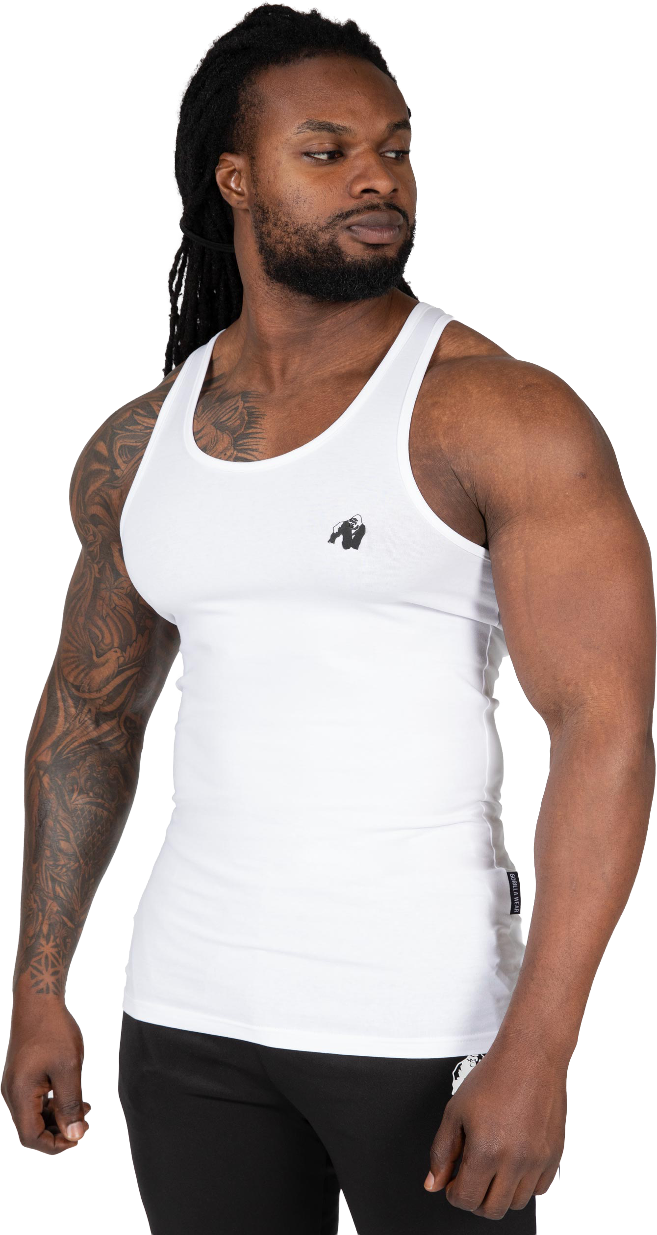 Adams Stretch Tank Top - White