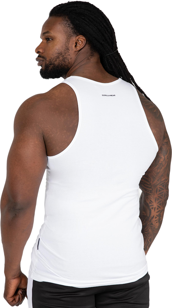 Adams Stretch Tank Top - White