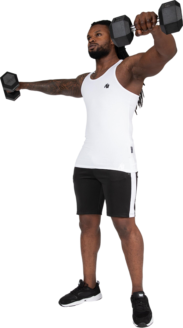 Adams Stretch Tank Top - White