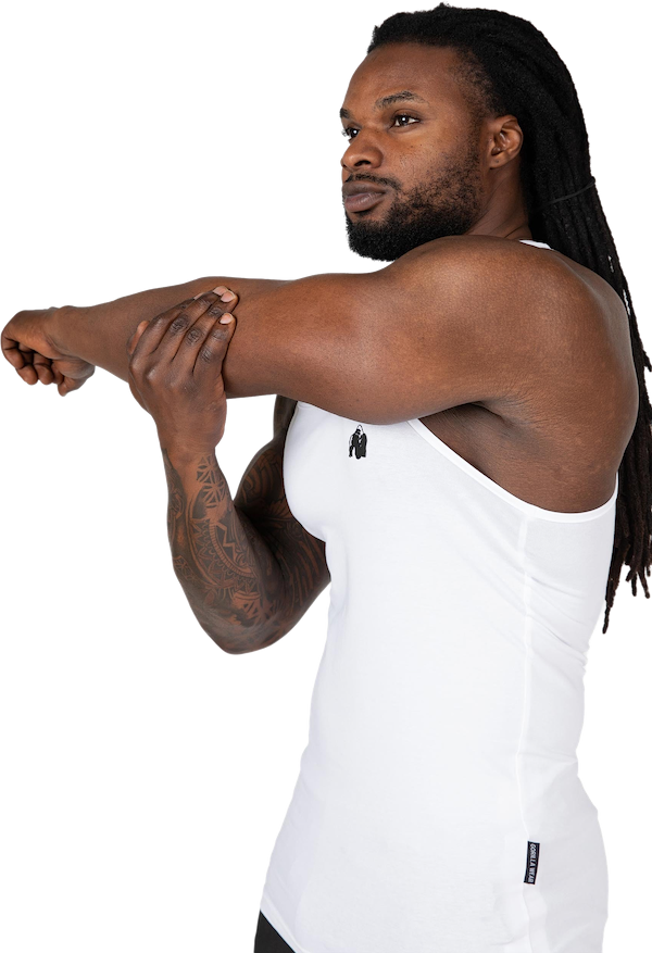 Adams Stretch Tank Top - White