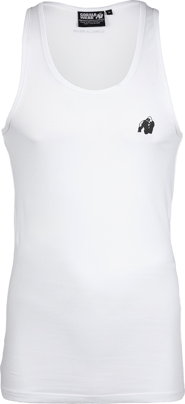 Adams Stretch Tank Top - White