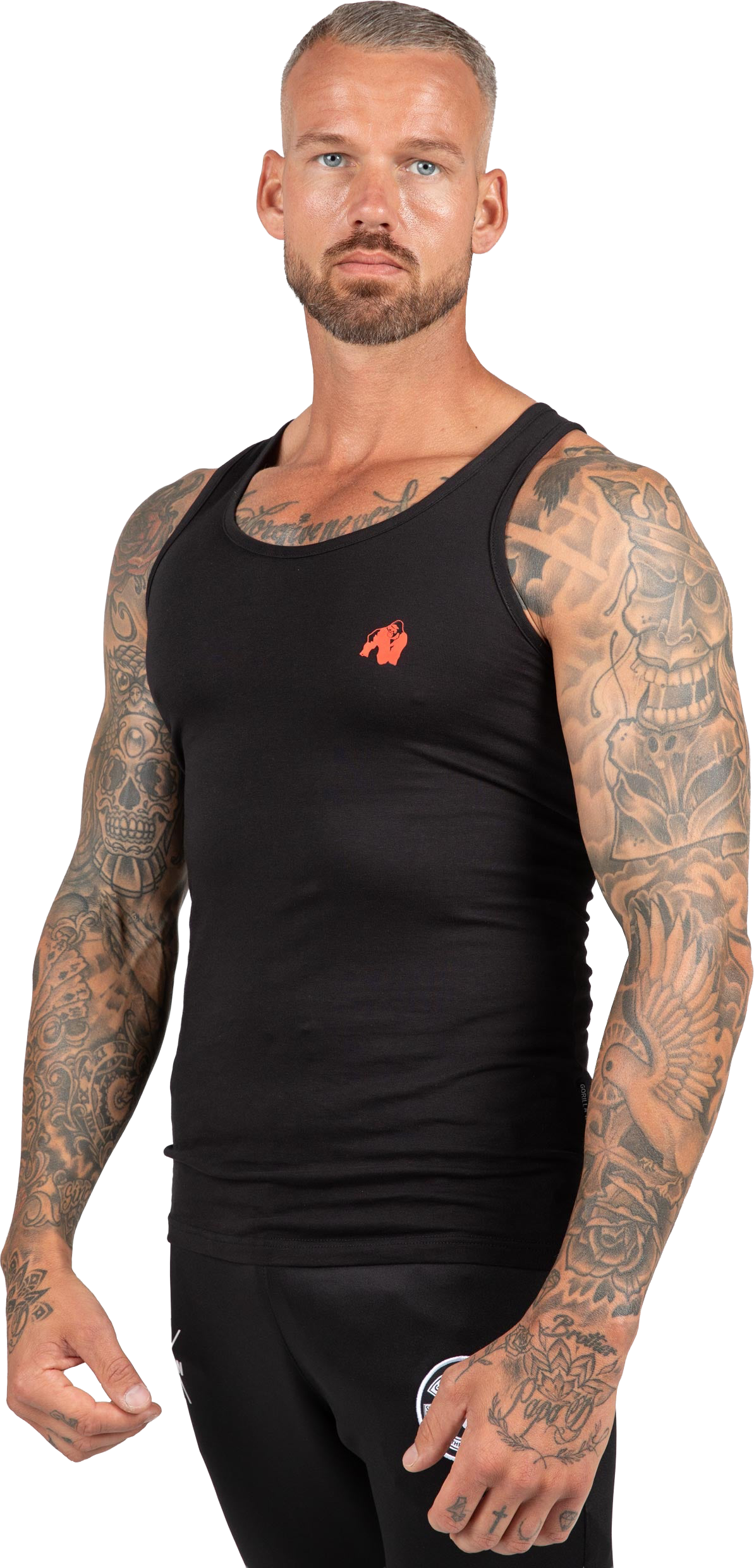 Adams Stretch Tank Top - Black
