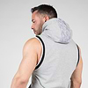 Loretto Hooded Tank Top - Gray