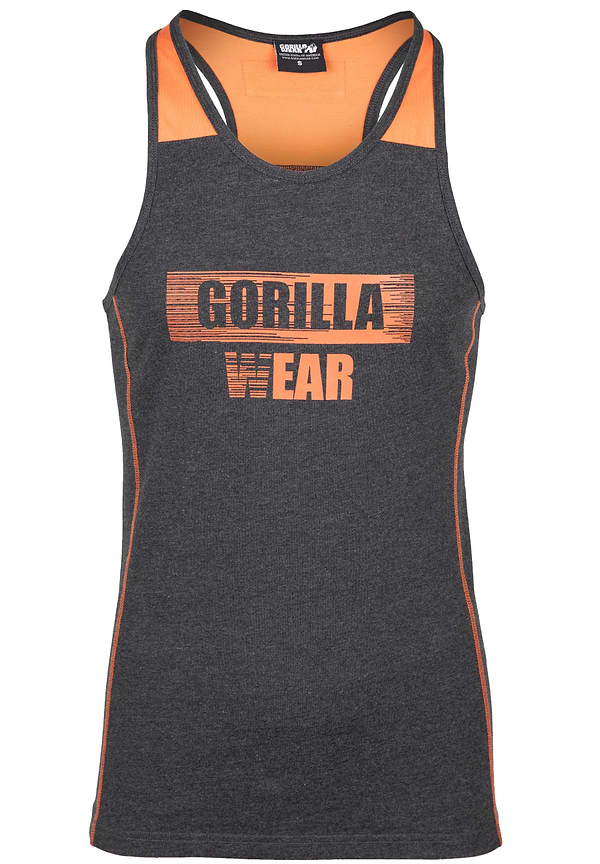 Wallace Tank Top - Gray/Orange