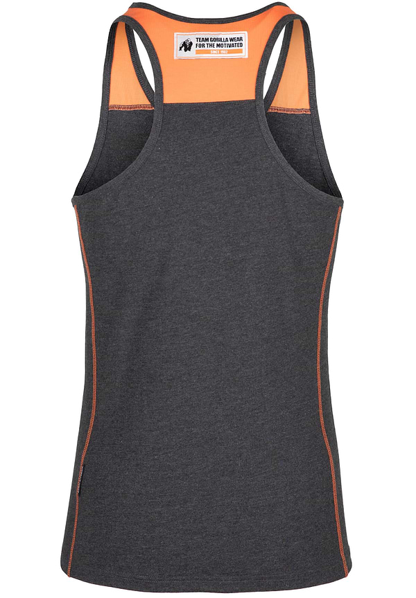 Wallace Tank Top - Gray/Orange