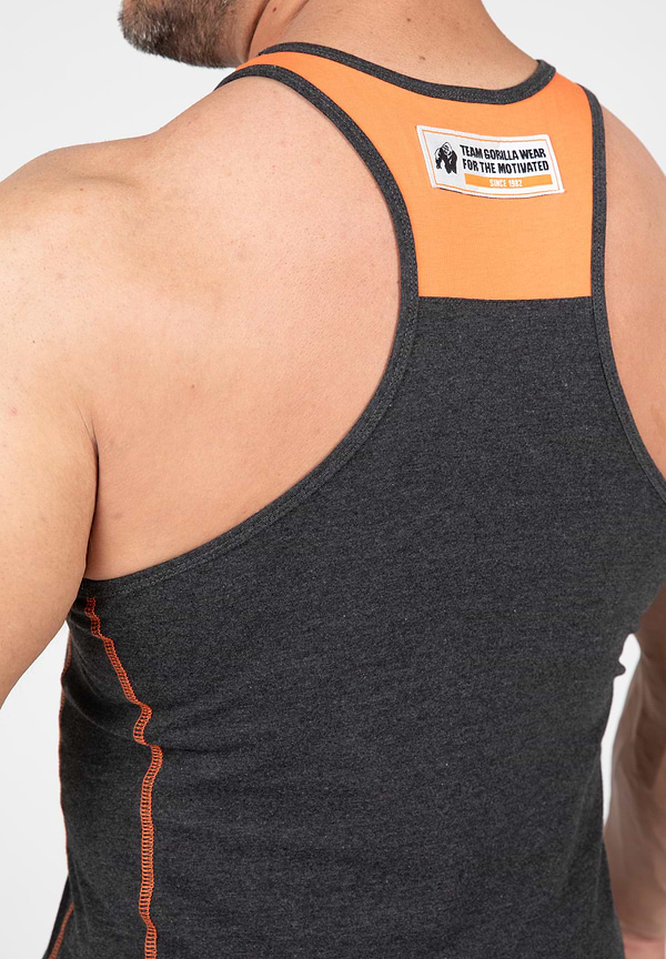 Wallace Tank Top - Gray/Orange