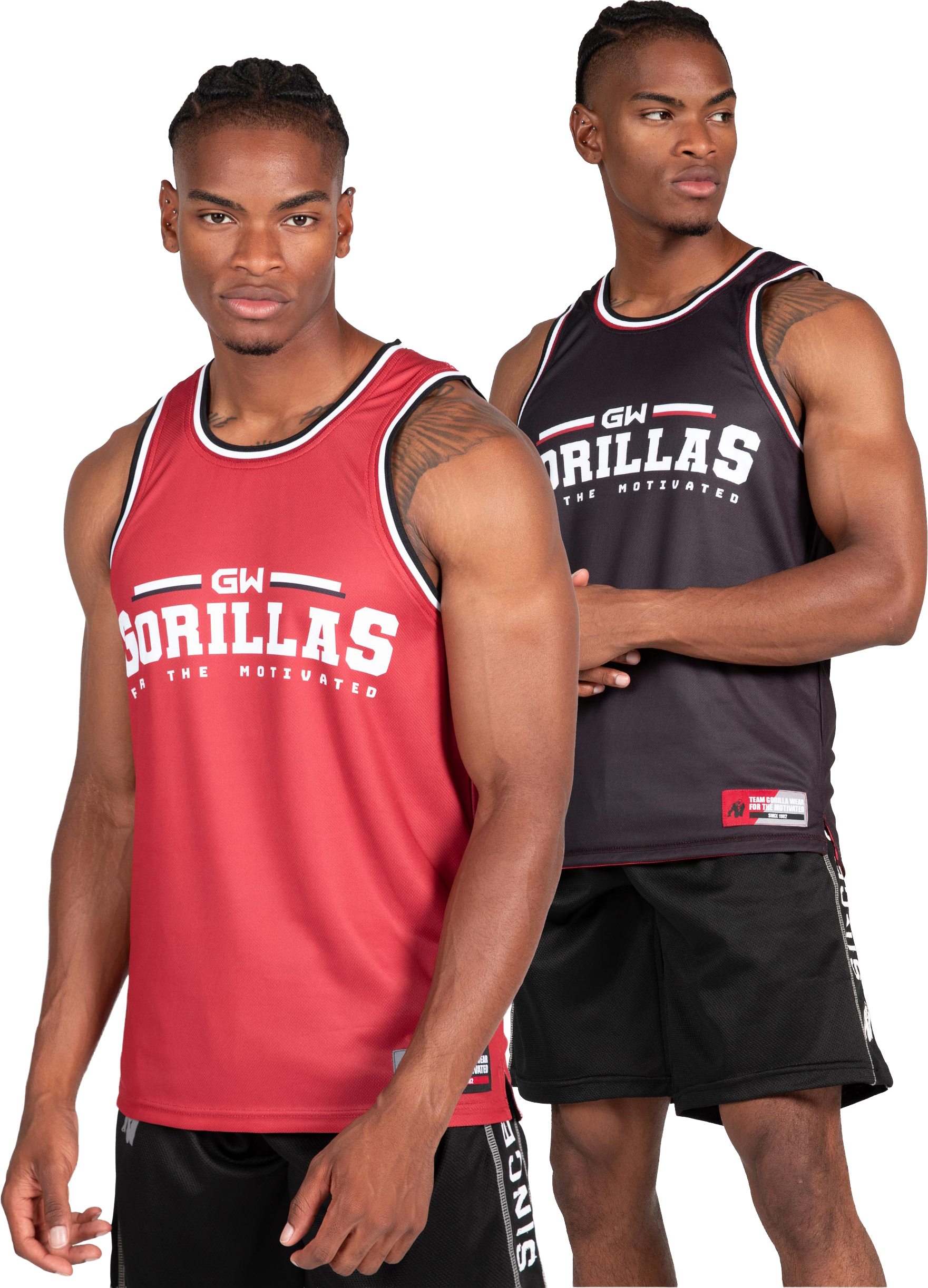 Keene Reversible Tank Top - Red/Black