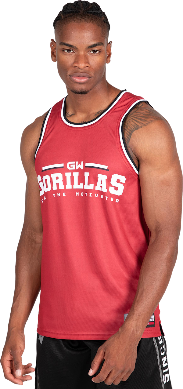 Keene Reversible Tank Top - Red/Black