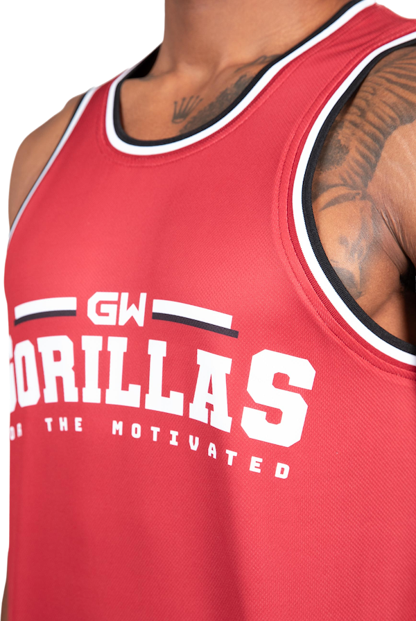 Keene Reversible Tank Top - Red/Black