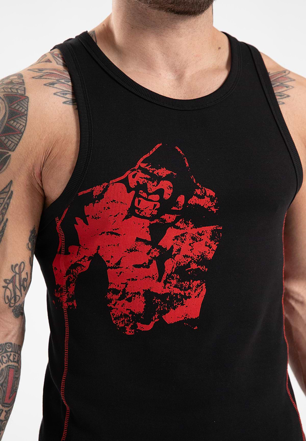 Monterey Tank Top - Black/Red