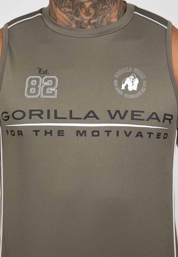 Broxton Tank Top-Army Green