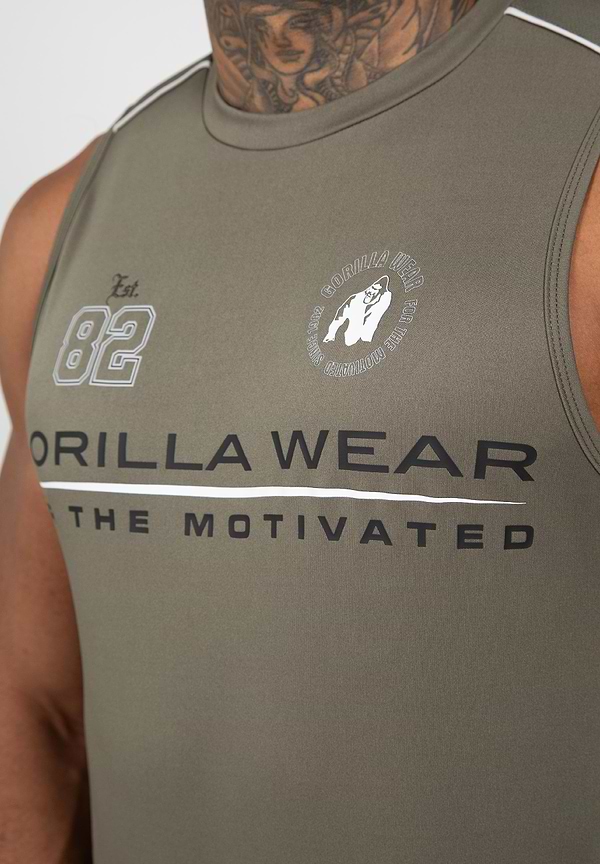 Broxton Tank Top-Army Green