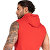 Melbourne S/L Hooded T-shirt - Red