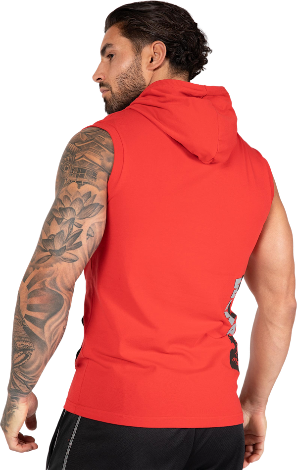 Melbourne S/L Hooded T-shirt - Red