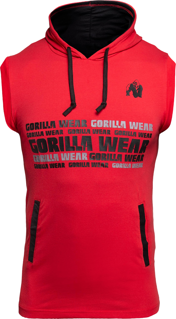 Melbourne S/L Hooded T-shirt - Red