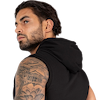 Melbourne S/L Hooded T-shirt - Black