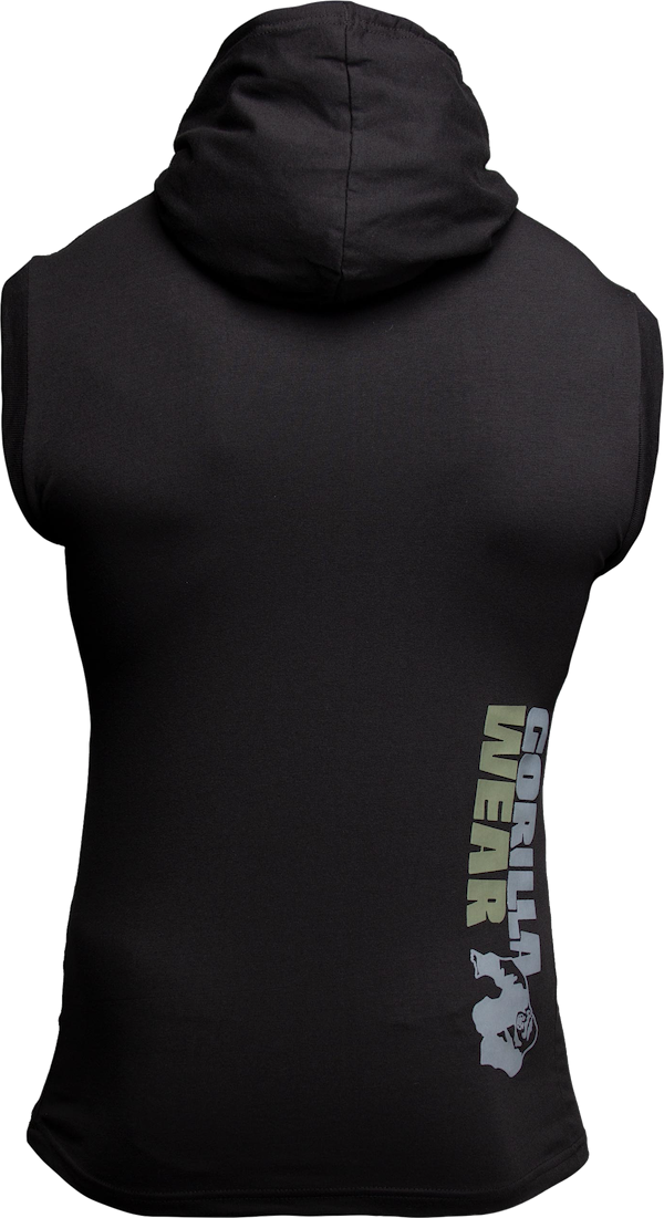 Melbourne S/L Hooded T-shirt - Black