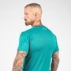 Vernon T-shirt - Black - Teal Green