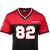 Trenton Football Jersey - Black/Red